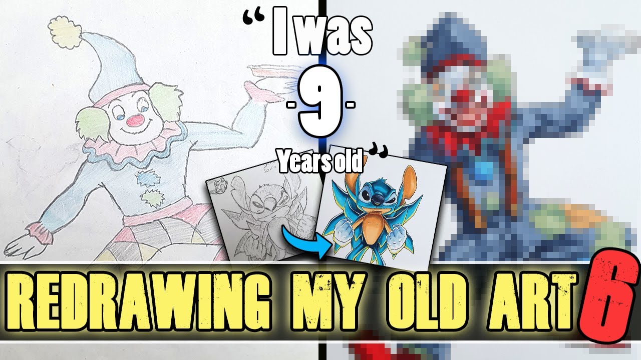 Redrawing my OLD Art - 20 Years Ago - 