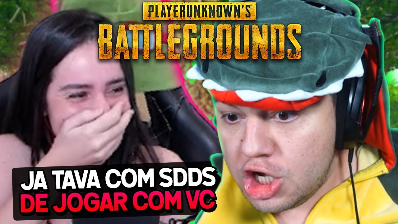 POLLYANA ESTAVA COM SAUDADES DE JOGAR COM BURGAO (PUBG)