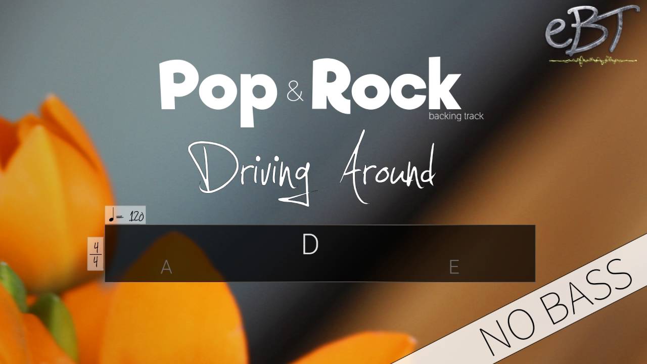 Pop/Rock  Backing Track in A Major | 120 bpm [NO BASS]