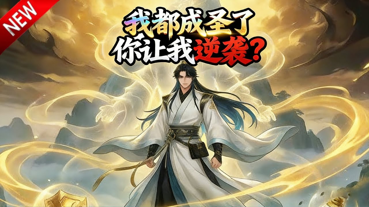 💥【新番上线】齐元意外绑定“废柴逆袭系统”，系统误将其认作废柴，发布低端任务，自此扮猪吃虎完成任务、积累积分，化解魔教阴谋！《我都成圣了你让我逆袭》全集 Multi SUB #热血 #漫剧 #动漫魔女