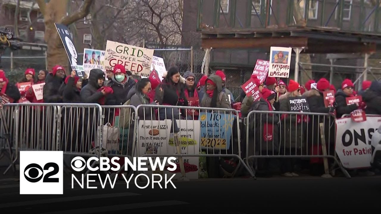 New York City nurses strike continues for second day