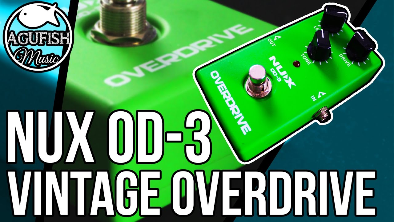 NUX OD-3 Vintage Overdrive Demo | Mean and Green!!