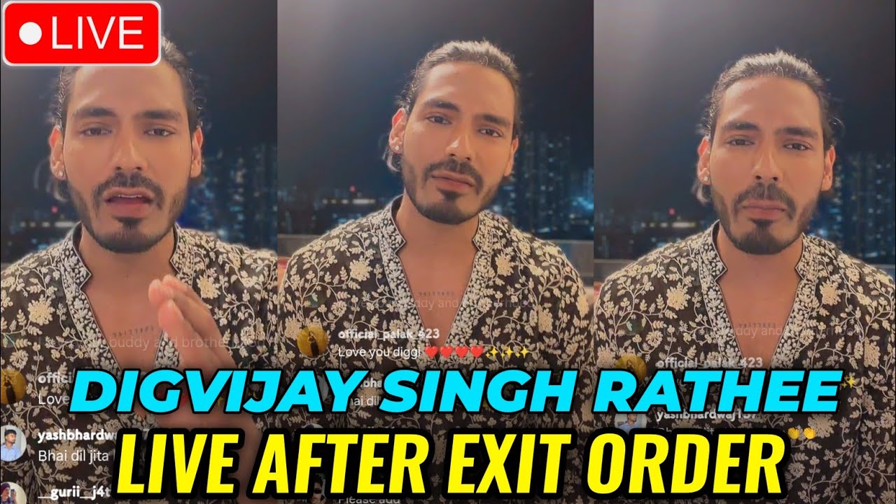 Digvijay Singh Rathee Live After The 50 Show Exit | Digvijay Rathee On Rajat Dalal || 