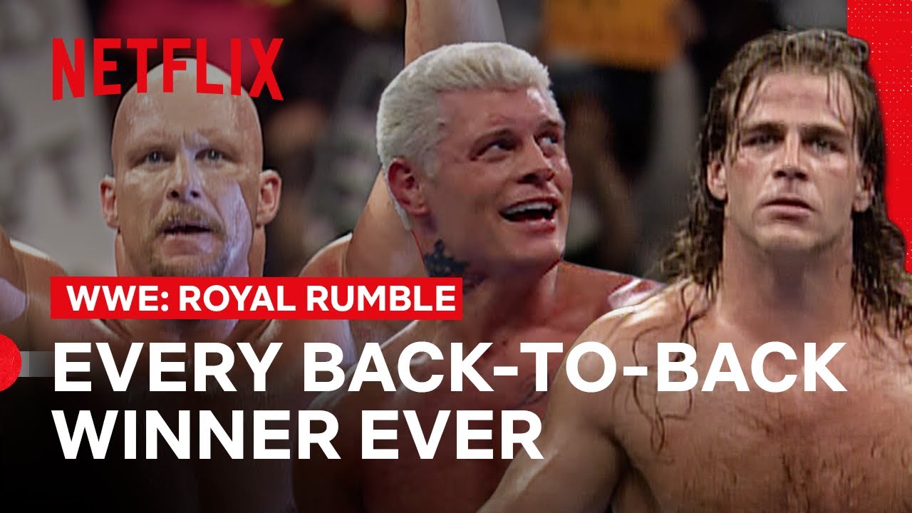 Every Back-To-Back Win in Royal Rumble History | WWE on Netflix | Netflix Philippines