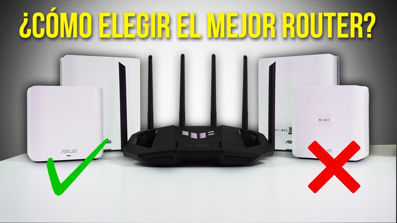 Gu&iacute;a r&aacute;pida para elegir el mejor ROUTER ASUS en 2025 🛜 Potencia vs Cobertura