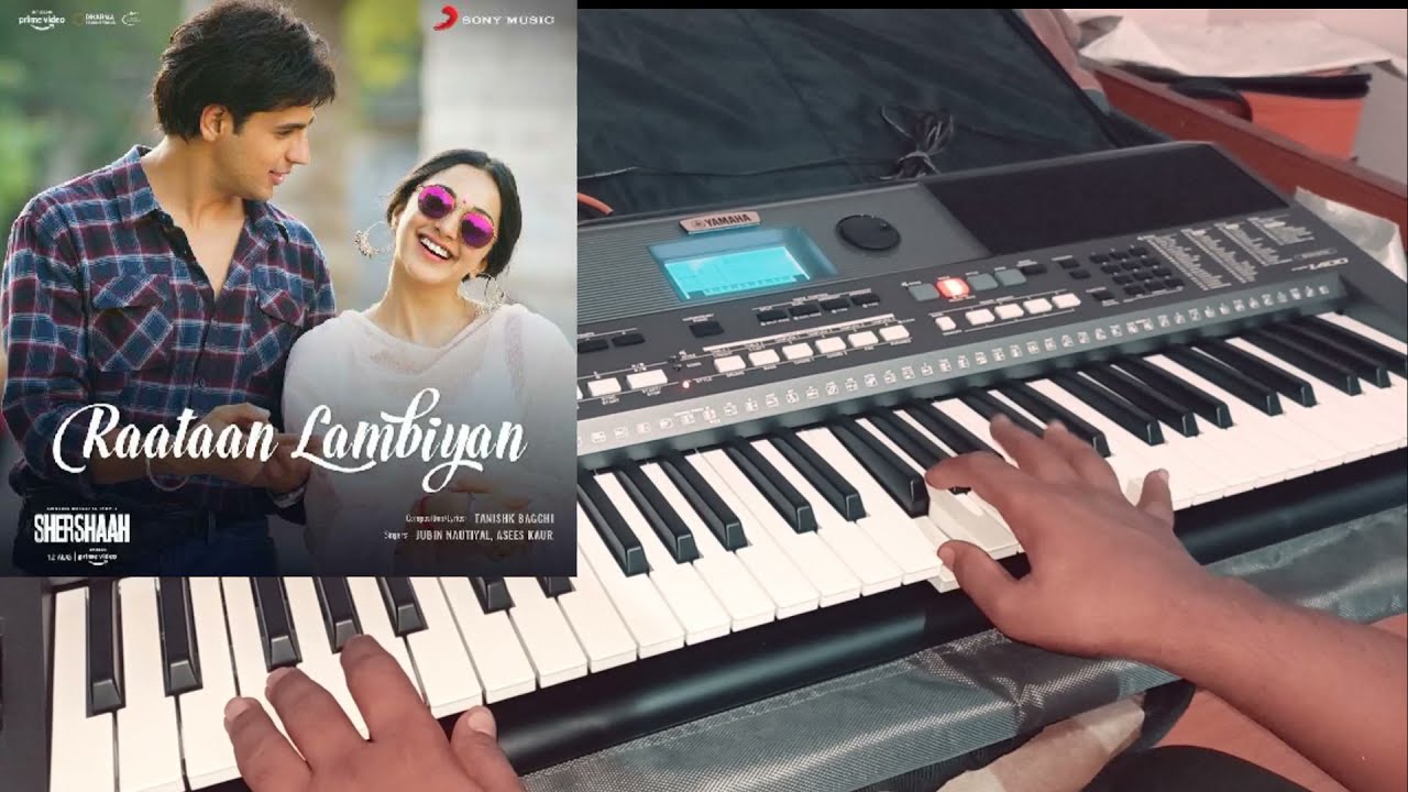 Raataan Lambiyan - piano cover video |kithe chaliye tu...on keyboard#music