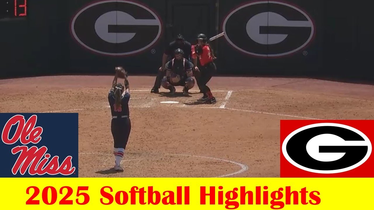 #20 Ole Miss vs #23 Georgia Softball Game Highlights 4 19 2025