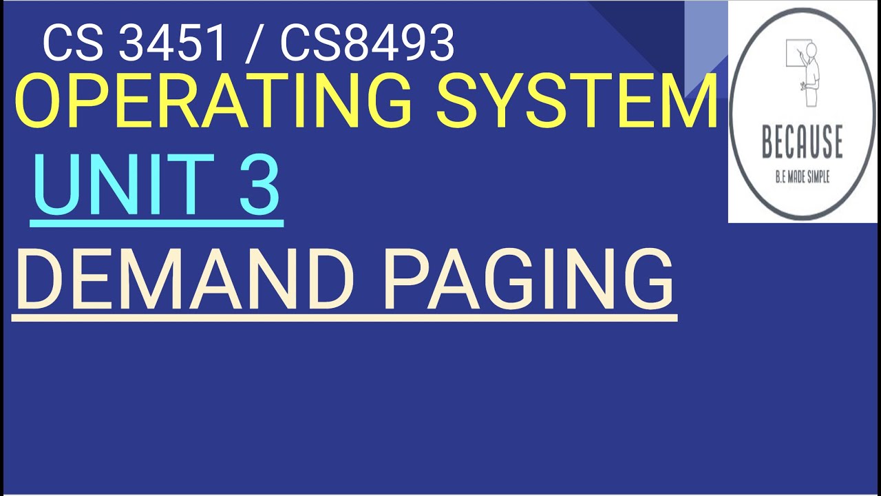 3.13 Demand Paging in Tamil
