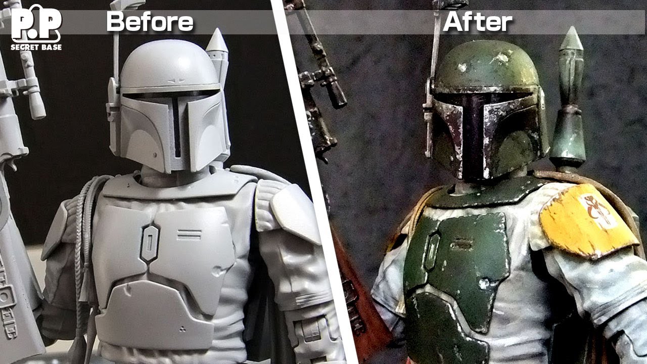 ボバフェット 1/12 全塗装＜Part.2＞ BOBA FETT Plastic Model Kit Build STARWARS【スターウォーズ プラモデル】