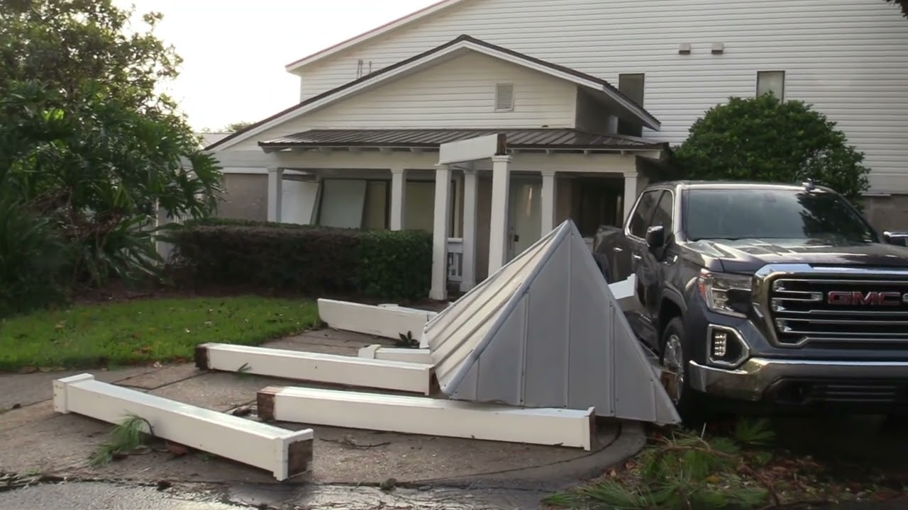 Hurricane Helene impact on St Simons Island, Georgia