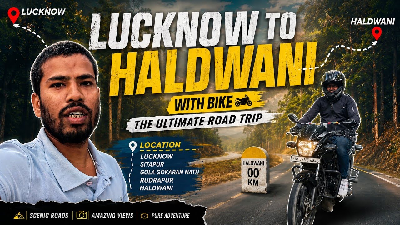 Lucknow to Haldwani / Bike Trip / 2026 Vlog 22
