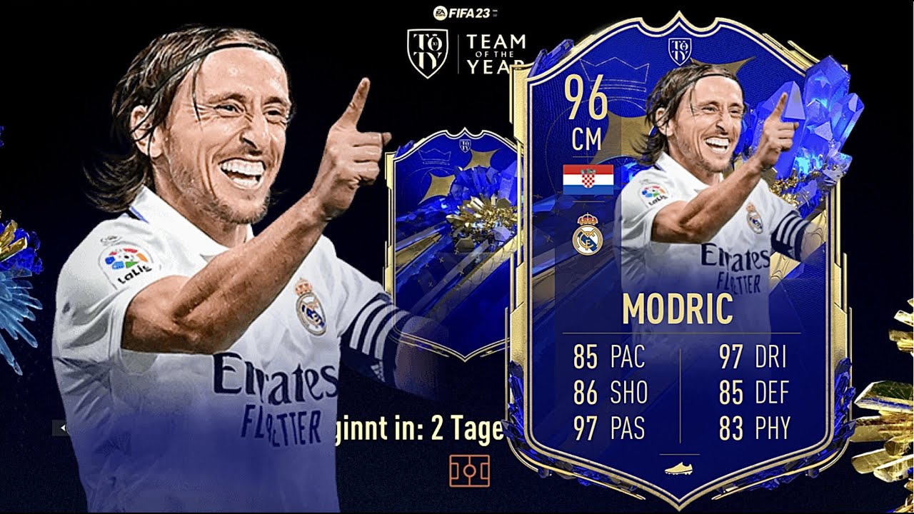 FIFA 23: LUKA MODRIC 96 TOTY PLAYER REVIEW I FIFA 23 ULTIMATE TEAM