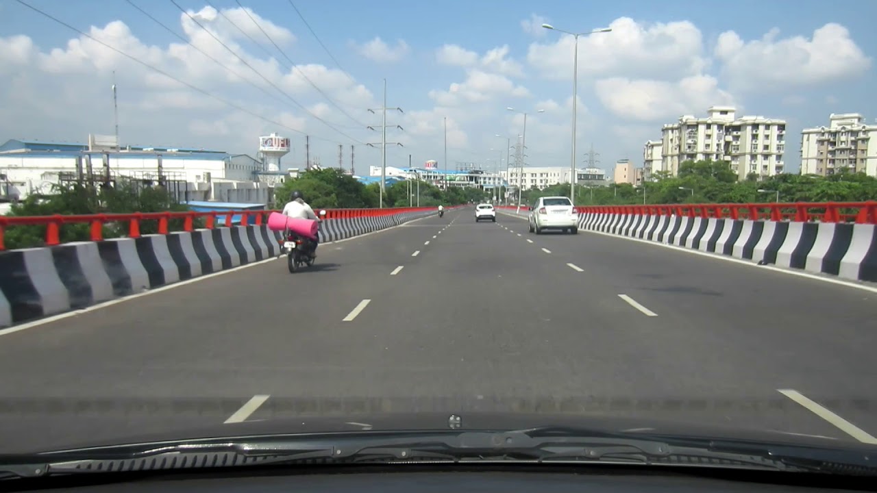 Noida’s First 4.8 KM Elevated Road|Drive Signal-Free|6 Lane|Day/Night Time