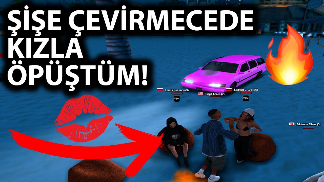 Inception Roleplay - KIZLA ÖPÜŞTÜM! (Şişe Çevirmece)
