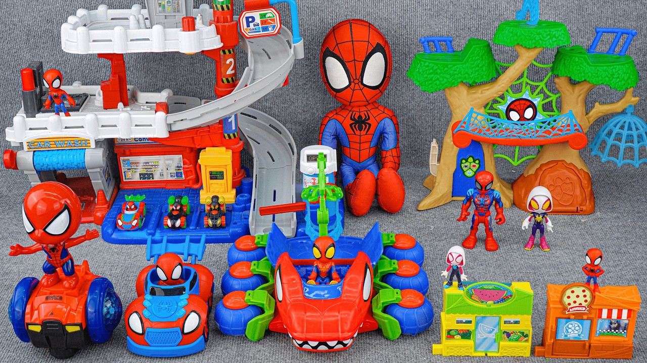 Marvel Spiderman Collection Unboxing Review| LEGO Marvel Dino-Webs Treehouse | Dino-Webs Crawler Car