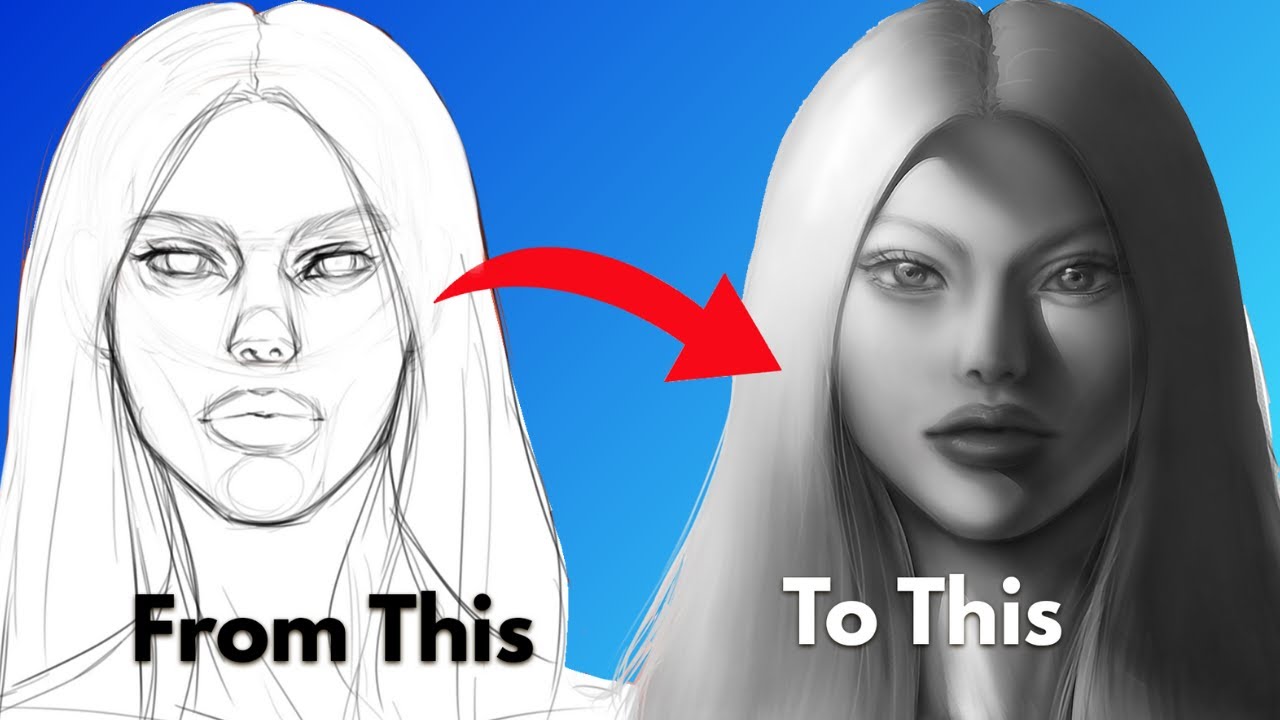 How I Mastered Portrait Painting Using ONLY Two Tools in Photoshop!