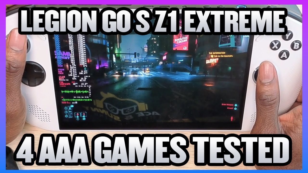 Обзор Legion Go S Z1 Extreme Steam OS... Лучший ли это Legion Go?
