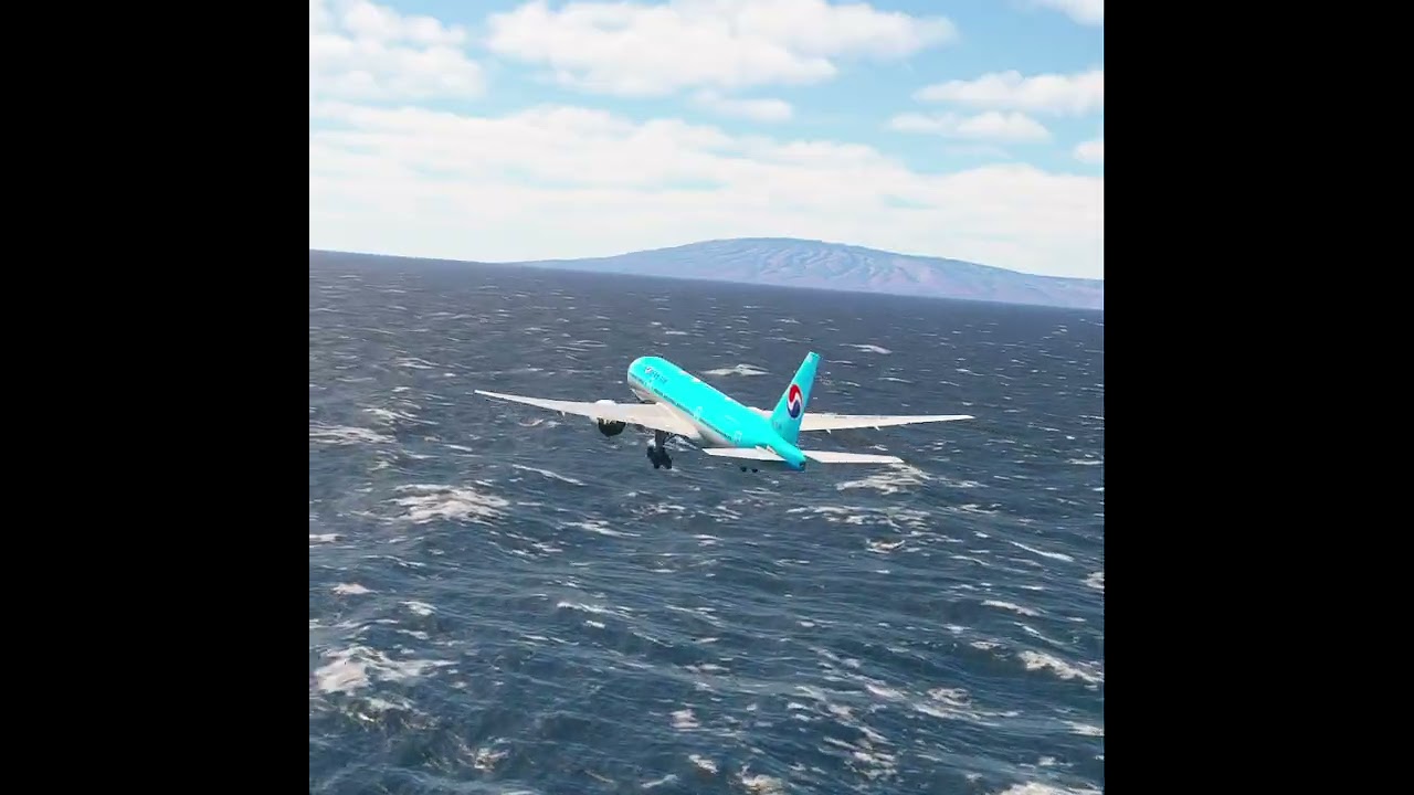 Airplane Emergency Landing in the open sea EP254