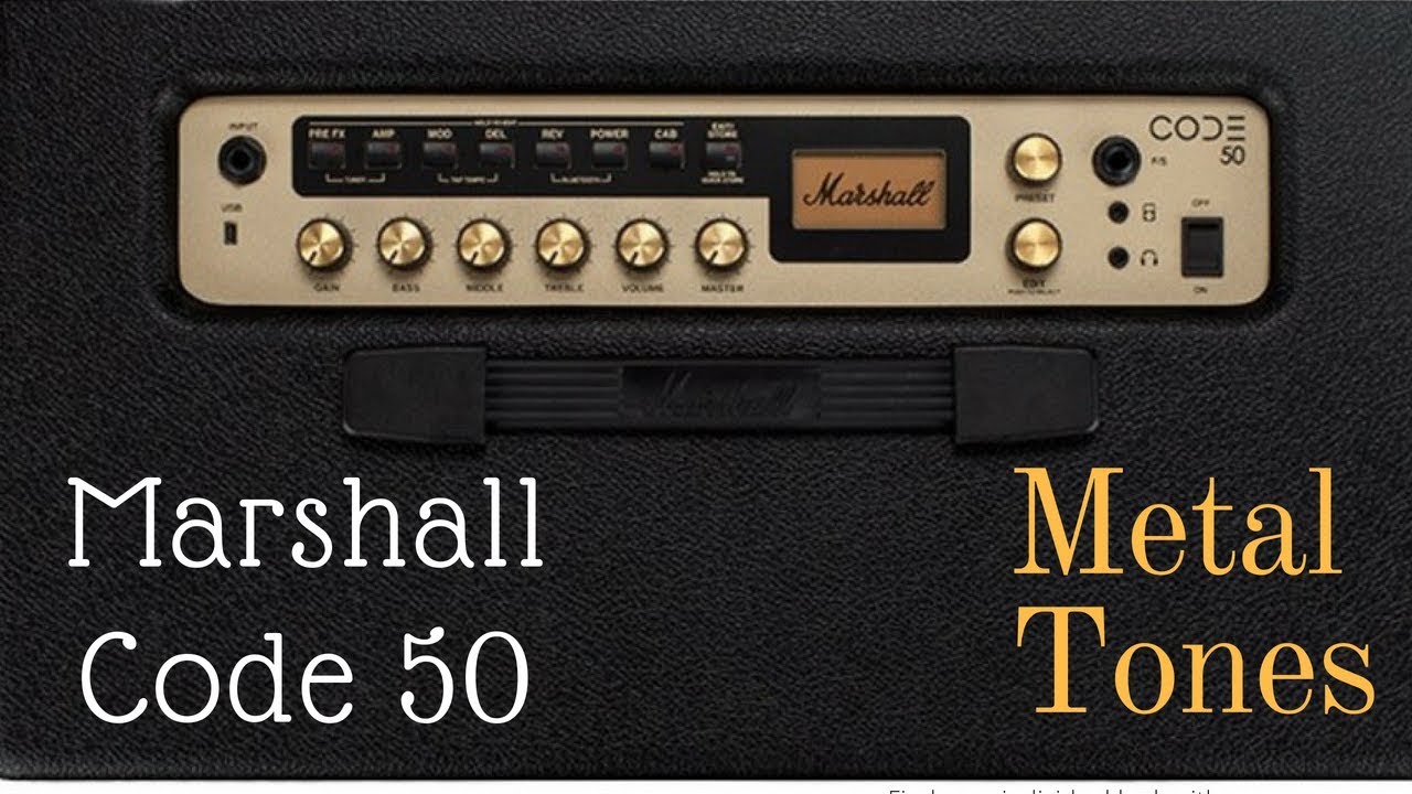 Marshall Code 50 | Металлические тона