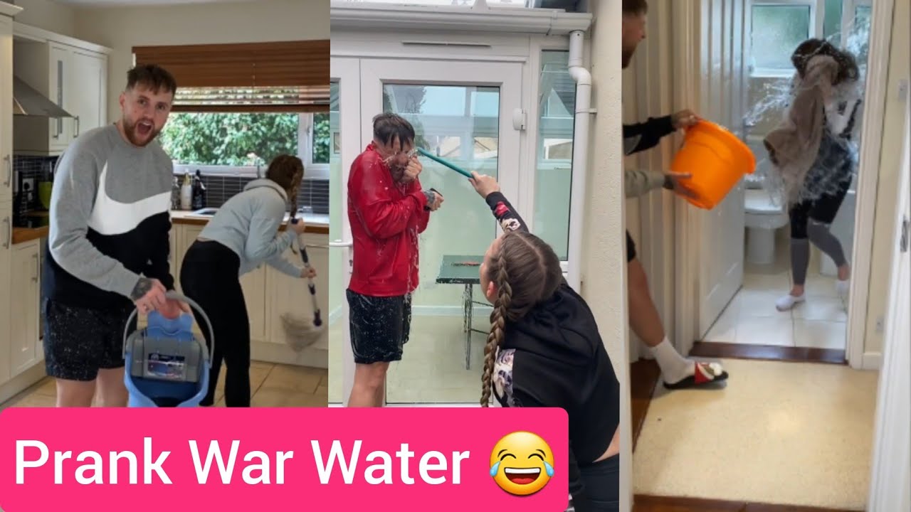 Kristen Hanby |  😂 FUNNY WATER PRANK WAR 😂