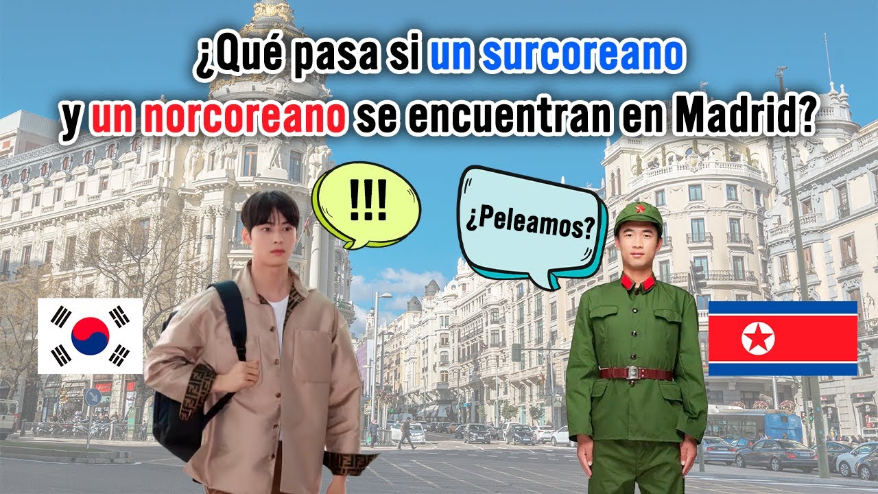¿Se pegan? ¿Se ignoran? Esto ocurre REALMENTE cuando se cruzan un surcoreano y un norcoreano 🇰🇷❓🇰🇵