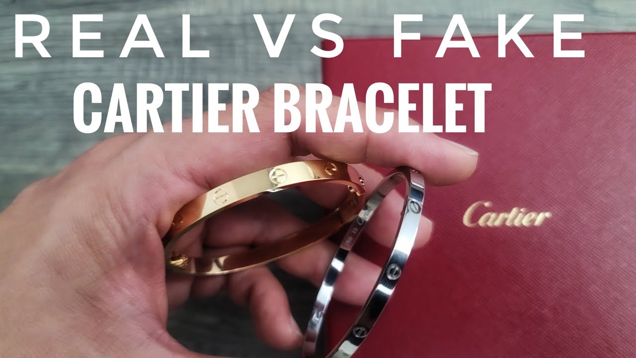 Real Cartier Love Bracelet vs FAKE. How to Spot Genuine Love Bracelet compared to a FAKE REP