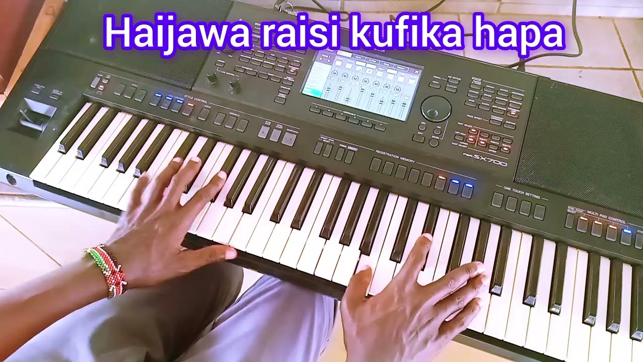 Haijawa rahisi kufika hapa reggae style piano tutorial by felix