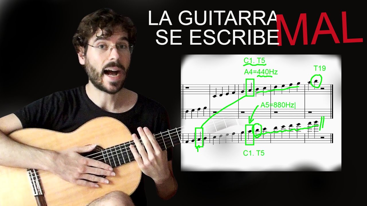 La Música Para Guitarra se Escribe Mal