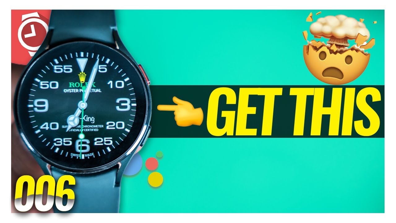 DOWNLOAD NOW! How To Install FREE ROLEX Watch Faces On Galaxy Watch 4 | CKid TV