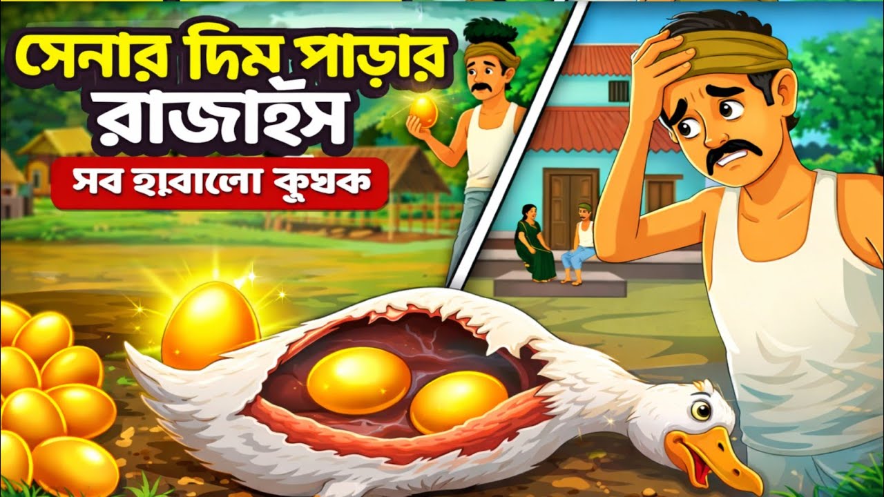 সোনার ডিম পাড়া রাজহাঁস ||| সব হারালো কৃষক ||