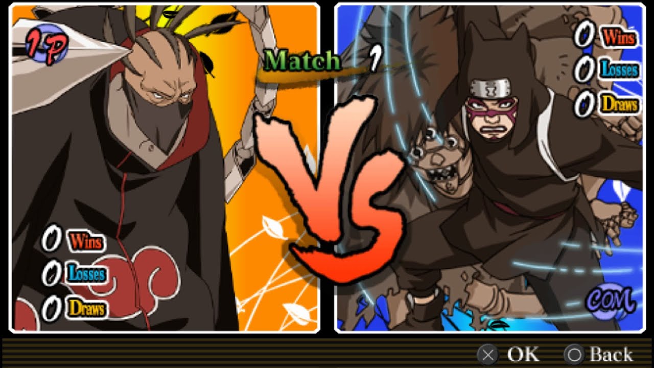 Hiruko VS Kankuro (ULTIMATE DIFFICULTY) - Naruto Shippuden Ultimate Ninja Heroes 3