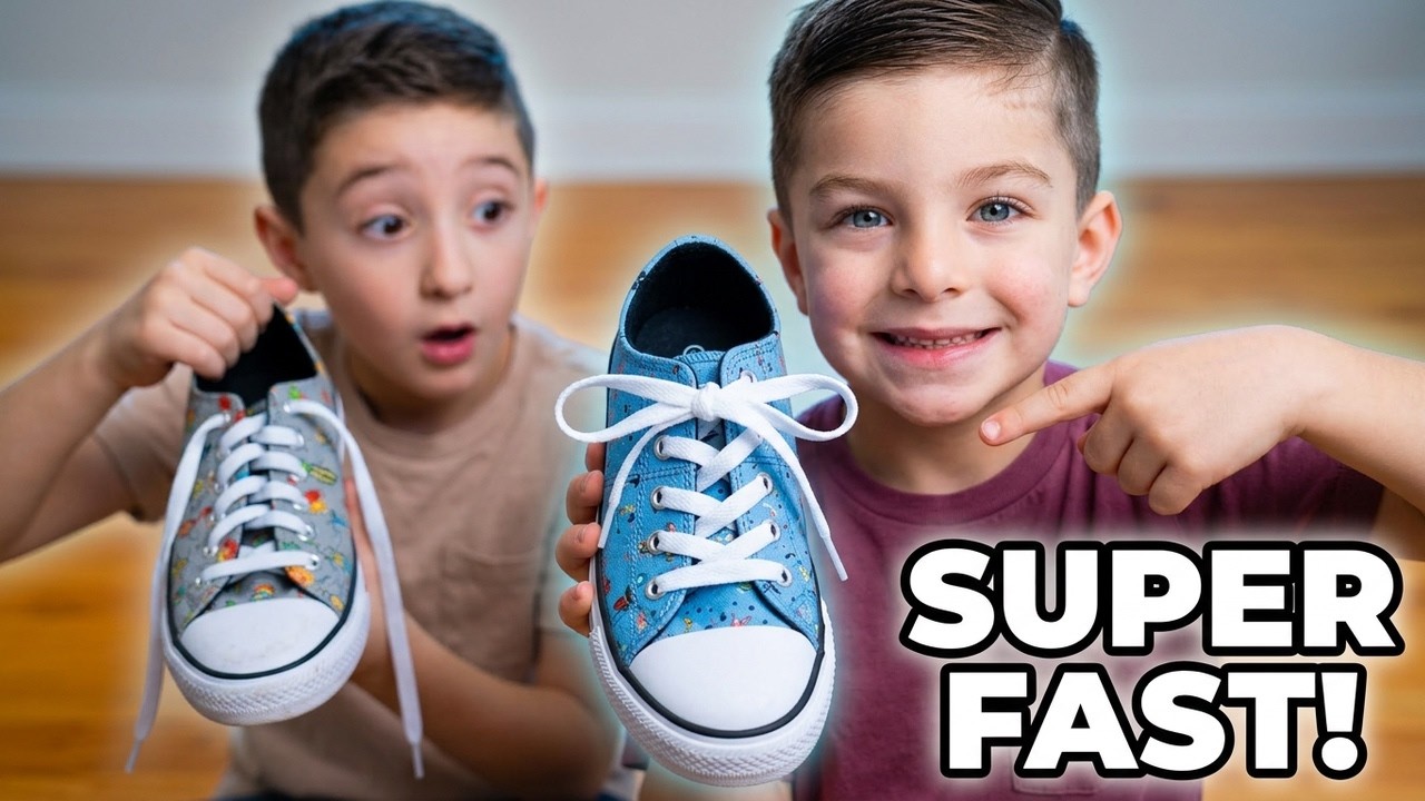 How To Tie Your Shoes for Kids 👟 | A Step-by-Step Guide to tie your shoelaces for Kids!