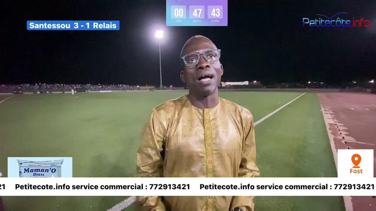 1/4 final coupe du Maire de Mbour C3 de l’ODCAV de Mbour Santessou vs Relais
