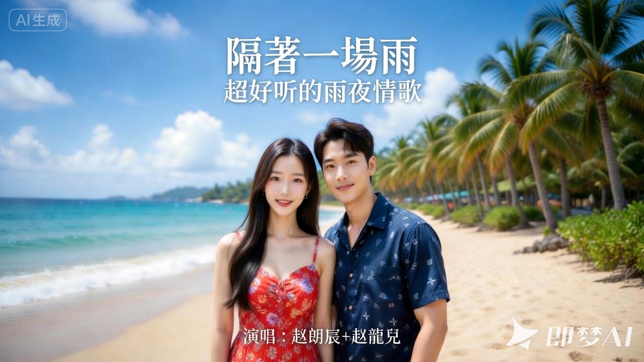 演唱：趙朗宸+趙龍兒 歌曲：《隔著一場雨》作曲：SUNO 作詞：趙子龍 超好聽的雨夜療愈虐心情歌 男女間的克制思念 流行歌曲  #唱歌#音樂#原創歌曲#流行歌曲 