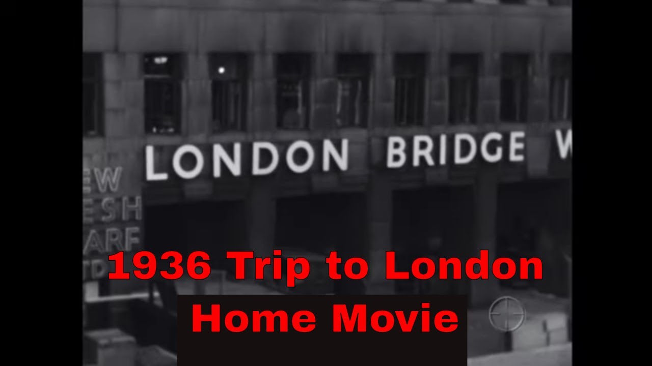 1936 LONDON ENGLAND TRIP 16mm HOME MOVIE  (SILENT FILM) XD30214