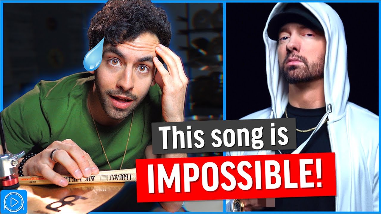 Rock Drummer Plays INSANE Rap Song (