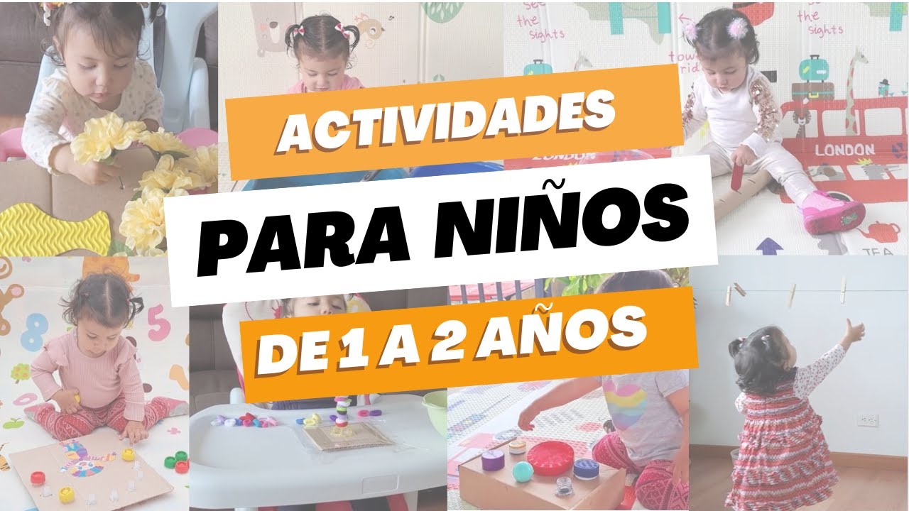+ 12 ACTIVIDADES PARA NIÑOS DE 1 A 2 AÑOS / JUEGOS CASEROS CON RECICLAJE #manualidades