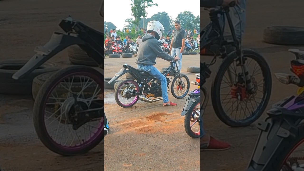 Setting drag bike satria fu joki pemula #shorts #viral #dragbike #settingdrag