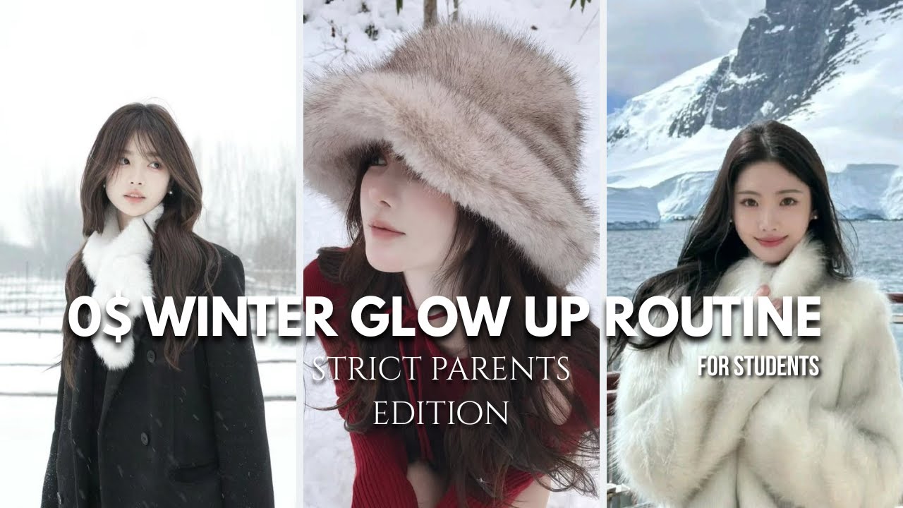 I Tried A $0 Winter Glow Up Routine