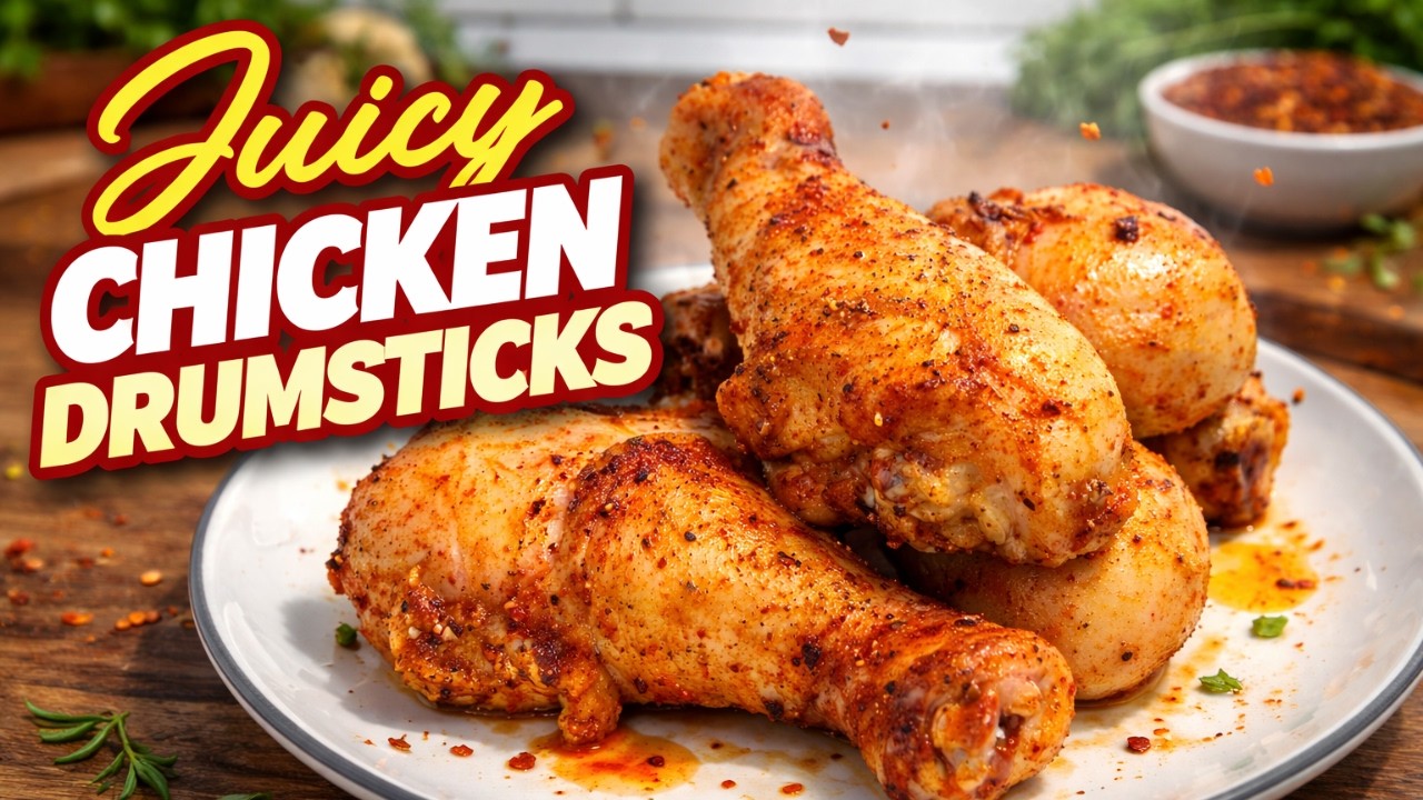 How To Cook Chicken Drumsticks Moist and Juicy (Quick and Easy Chicken Drumsticks Recipe)