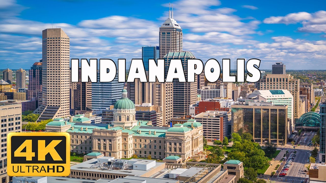 Indianapolis, Indiana, USA 🇺🇸 | 4K Drone Footage