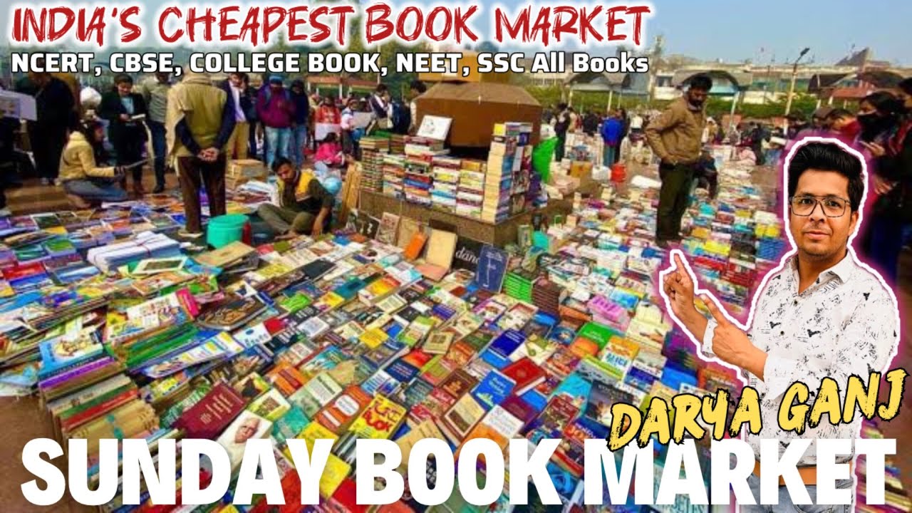 Daryaganj Book Market || Mahila Haat Book Market || Sunday Book Market Daryaganj