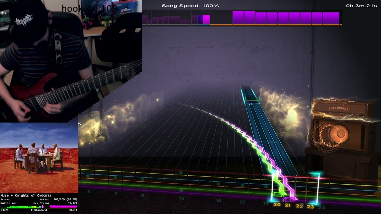Muse - Knights of Cydonia - 98.58% - Rocksmith - Guitar Lead