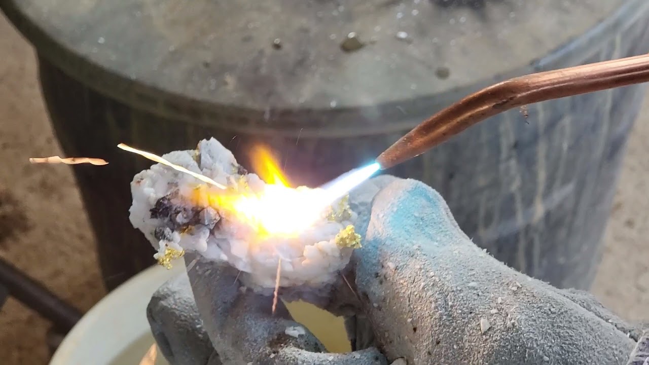 Goldbay - Preparing a Gold Specimen part 2