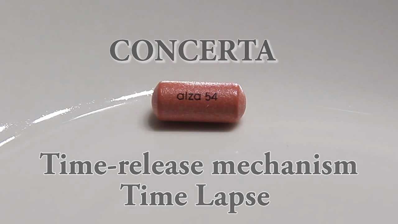 Concerta time-release mechanisms Time-Lapse