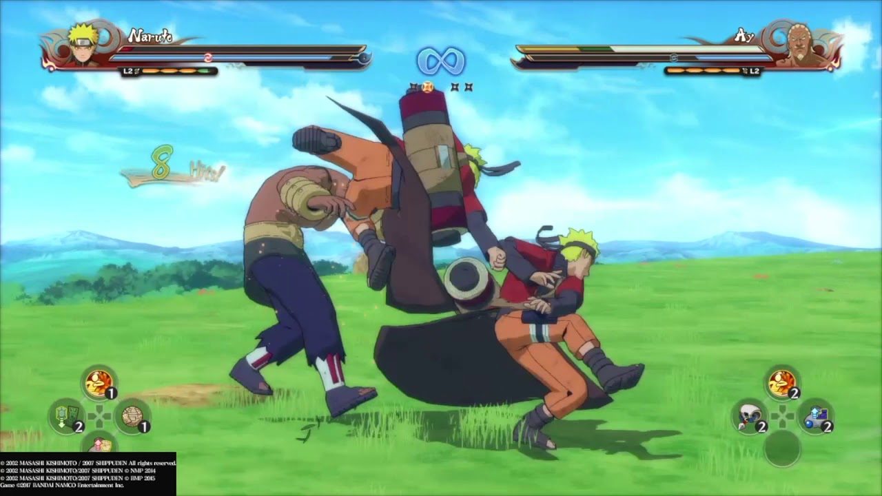 Sage Mode Naruto vs Raikage A | Naruto Shippuden: Ultimate Ninja Storm 4