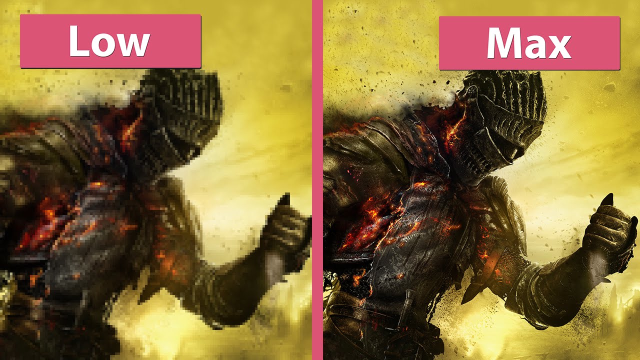 Dark Souls 3 &ndash; PC Low vs. Max + Details Graphics Comparison [Review Version]