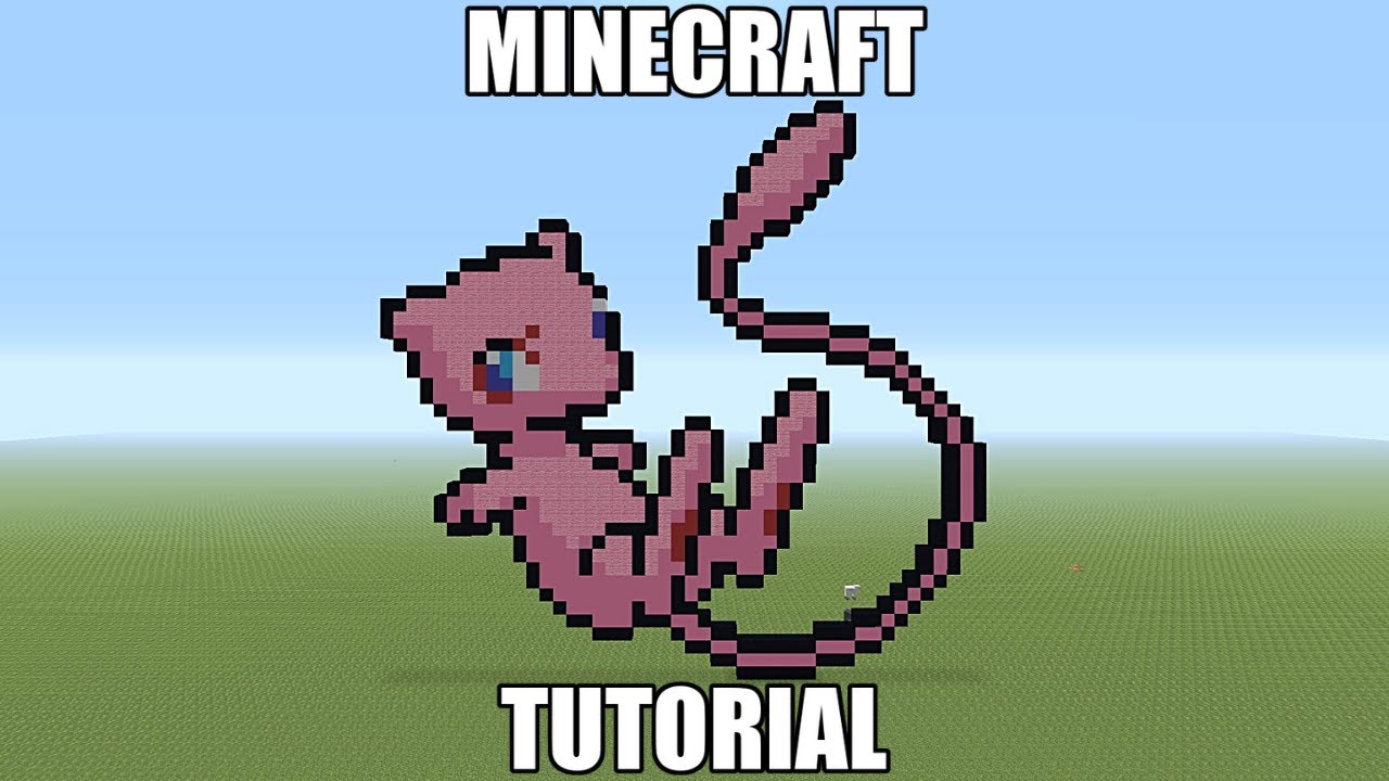Minecraft Pixel Art Tutorial - Mew