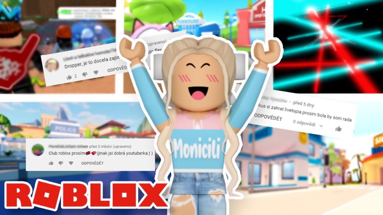 Zkou&scaron;&iacute;m ROBLOX Hry doporučen&eacute; od Fanou&scaron;ků | MoniciliCZ