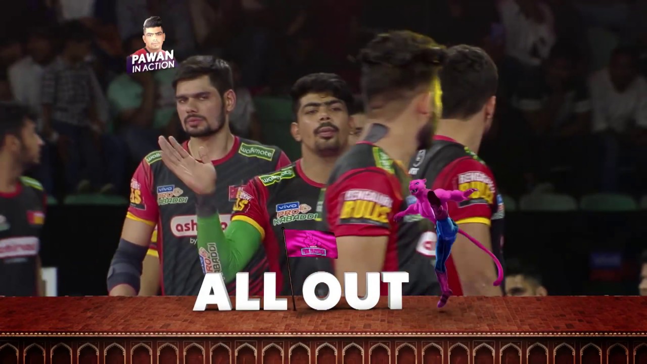 Бангалор Буллз vs Джайпур Пинк Пантерс | Основные моменты Pro Kabaddi 2019 | ПКЛ 2019 | 25 август...